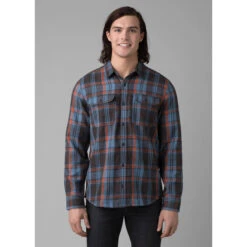 Prana Men's Westbrook Flannel Shirt -Patagonia Shop 1964401 NIGHTSHADE