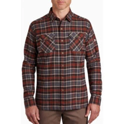 KUHL Men's Dillingr Flannel Shirt -Patagonia Shop 7186 dillingr flannel ls redwood front pdp photo b04de18b 371d 4b5d b8e2 268d931cf2d1