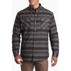 KUHL Men's Joyrydr -Patagonia Shop 7253 Joyrydr Onyx Stripe Front