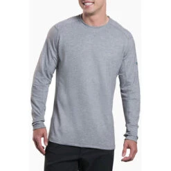 KUHL Men's Influx Long Sleeve Shirt -Patagonia Shop 7279 influx ls concrete gray front 1 pdp photo 135da6b2 3650 4500 bfcb e486f592ff78