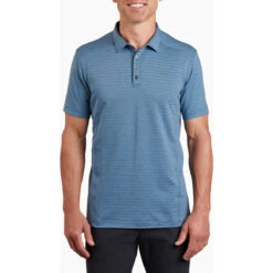 Men's AirKuhl Polo 11 Men's AirKuhl Polo -Patagonia Shop 7344 airkuhl polo marin blue front
