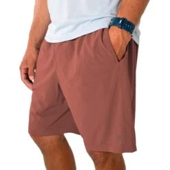 Men's Breeze Short - 8" -Patagonia Shop M BreezeShorts AdobeRed 1