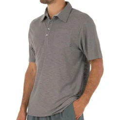 Patagonia Shop -Patagonia Shop Mens SlubPolo SteelGrey 1
