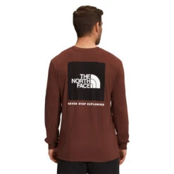 The North Face Men's Long-Sleeve Box NSE Tee -Patagonia Shop NF0A4762 8C3 hero 1