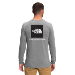 The North Face Men's Long-Sleeve Box NSE Tee -Patagonia Shop NF0A4762 GVD hero 1