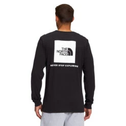 The North Face Men's Long-Sleeve Box NSE Tee -Patagonia Shop NF0A4762 KY4 hero 1