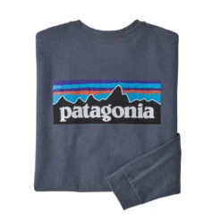 Patagonia Men's Long-Sleeved P-6 Logo Responsibili-Tee -Patagonia Shop WBF21 38518 PLGY 1