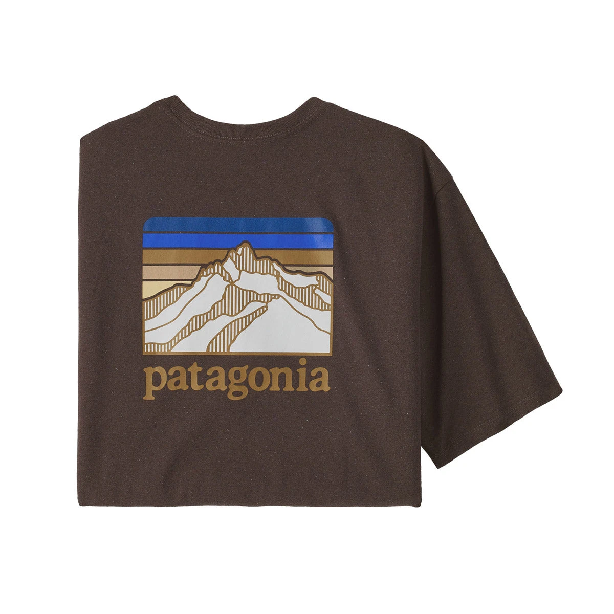 Patagonia Men's Line Logo Ridge Pocket Responsibili-Tee 1 Patagonia Men's Line Logo Ridge Pocket Responsibili-Tee