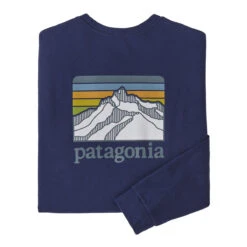 Patagonia Men's Long-Sleeved Line Logo Ridge Responsibili-Tee -Patagonia Shop WBF22 38517 SNDB 1