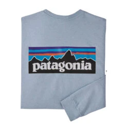 Patagonia Men's Long-Sleeved P-6 Logo Responsibili-Tee -Patagonia Shop WBF22 38518 STME 1