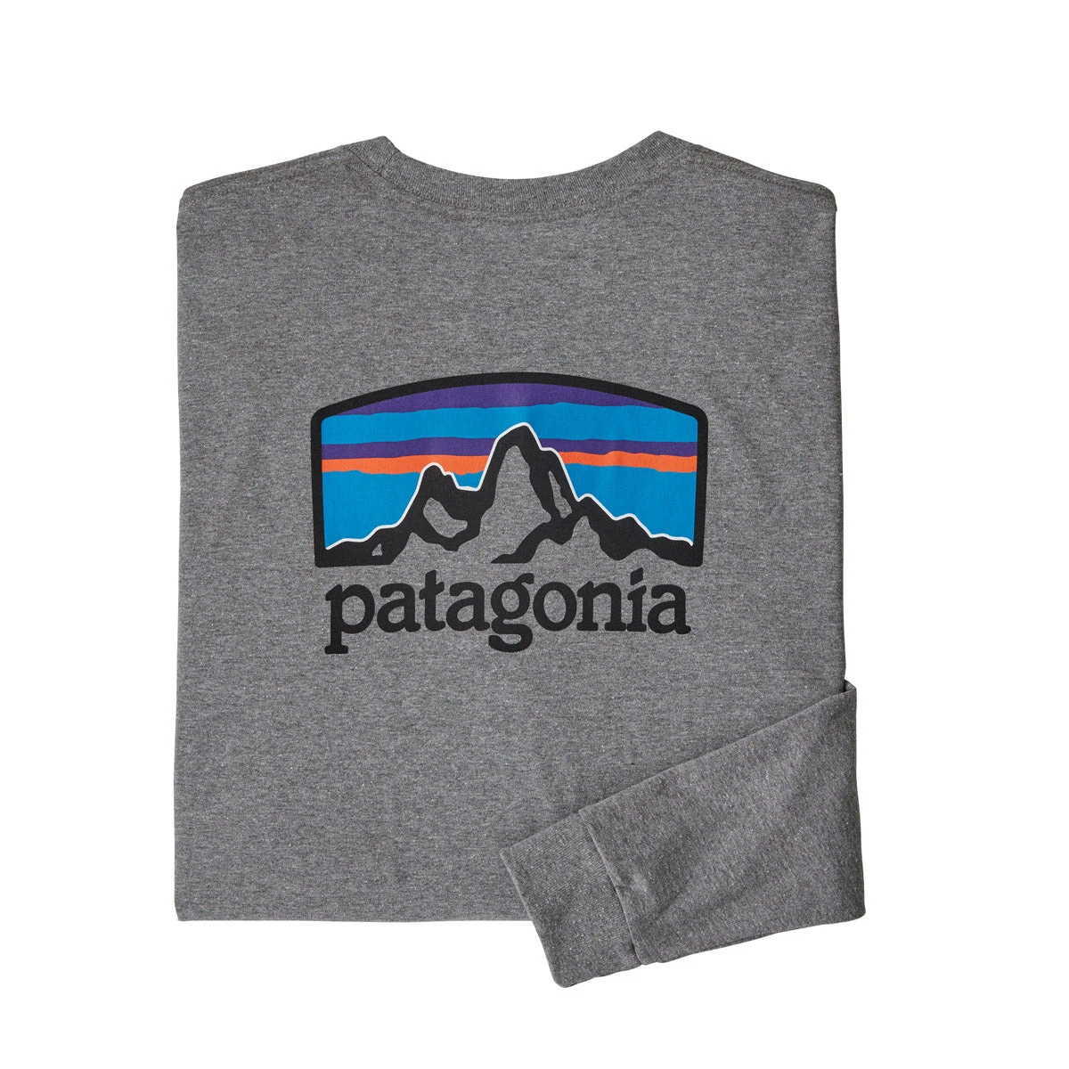 Patagonia Men's Long-Sleeved Fitz Roy Horizons Responsibili-Tee 1 Patagonia Men's Long-Sleeved Fitz Roy Horizons Responsibili-Tee