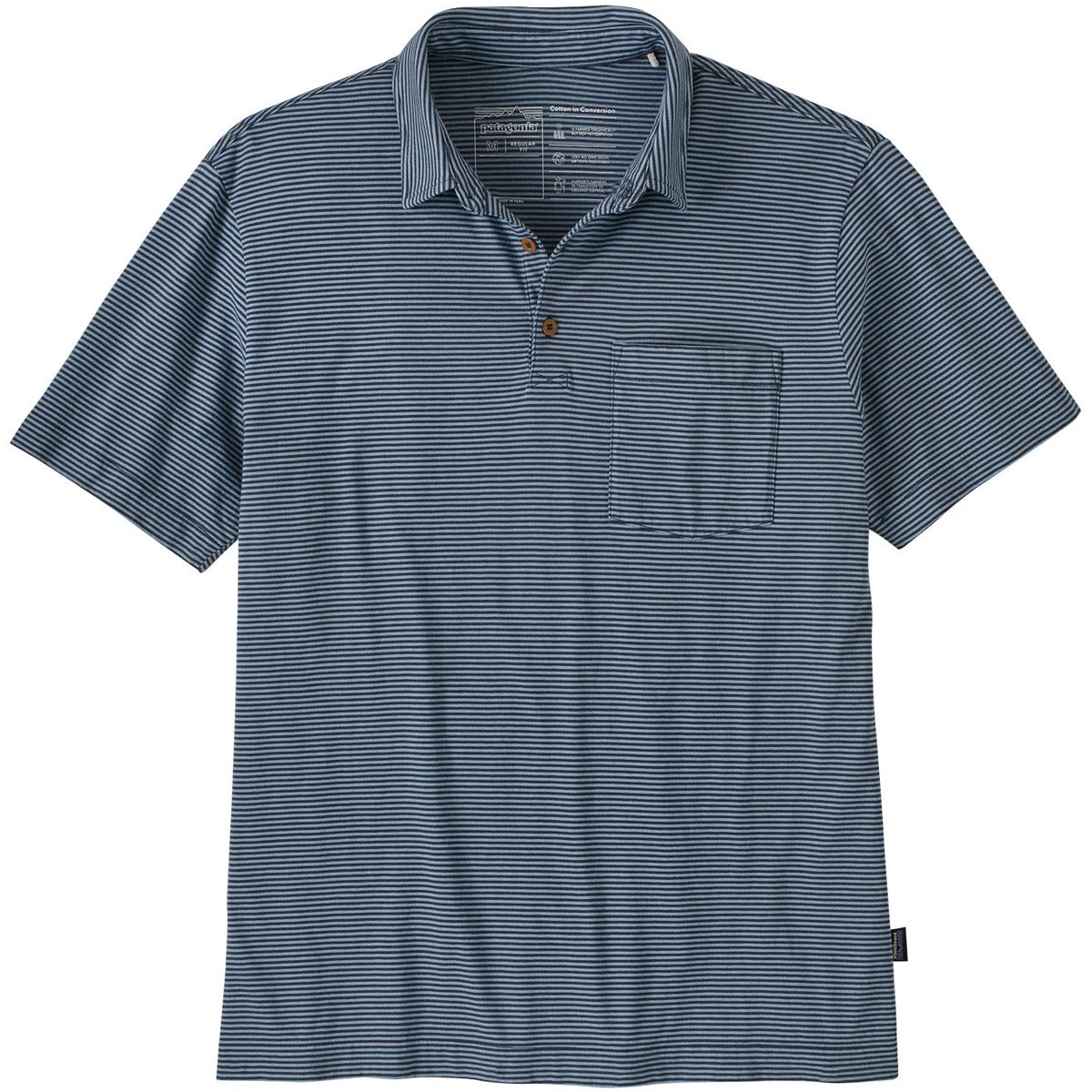 Patagonia Men's Cotton In Conversion Lightweight Polo Shirt 1 Patagonia Men's Cotton In Conversion Lightweight Polo Shirt