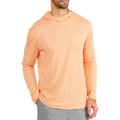 Men's Bamboo Lightweight Hoodie 36 Men's Bamboo Lightweight Hoodie -Patagonia Shop lightweight hoody tropic orange men top 1